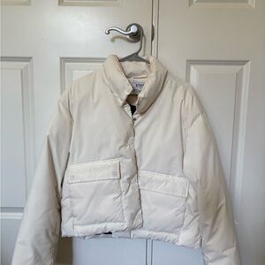 Stoic cropped boxy puffer - women’s M